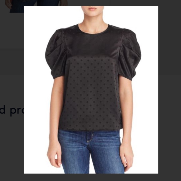 Lucy Paris Tops - Lucy Paris
Coco Puff-Sleeve Polka Dot Top